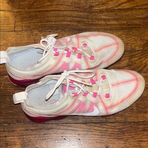 Nike Cream and Pink Women's Vapormax Sneakers